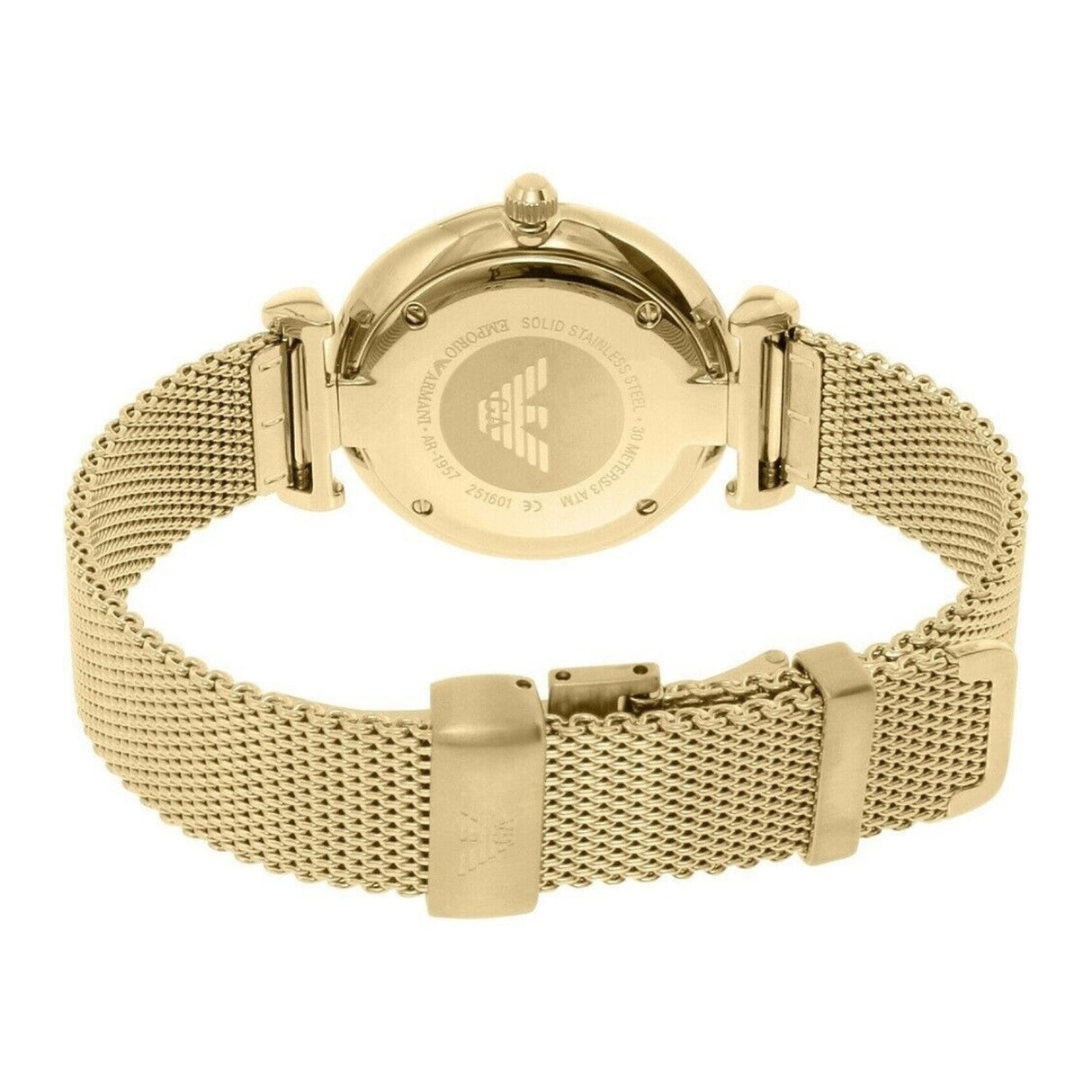 Emporio Armani Ladies Watch Gianni T-Bar Gold AR1957