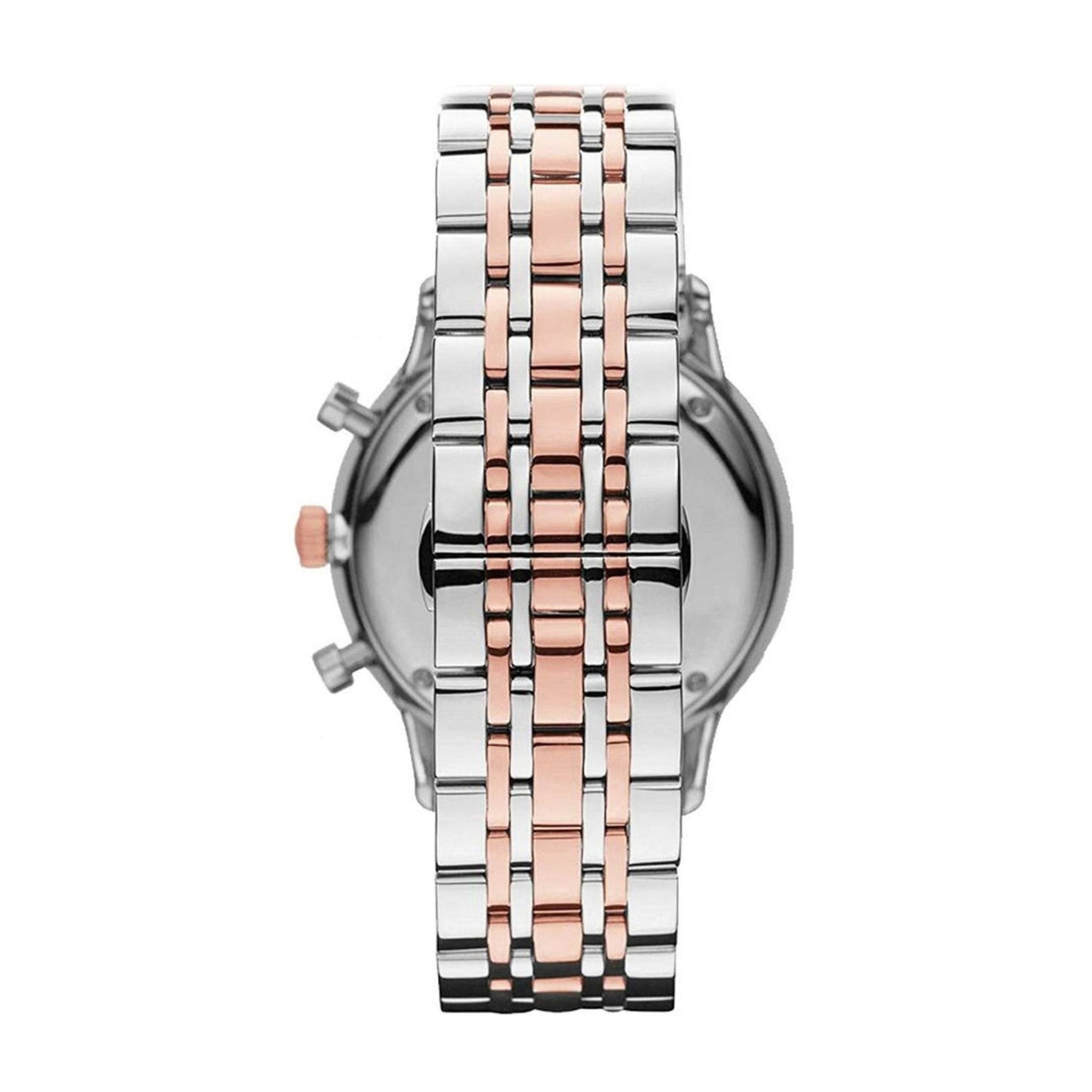 Emporio Armani Men's Chronograph Watch Rose Gold Steel AR0399