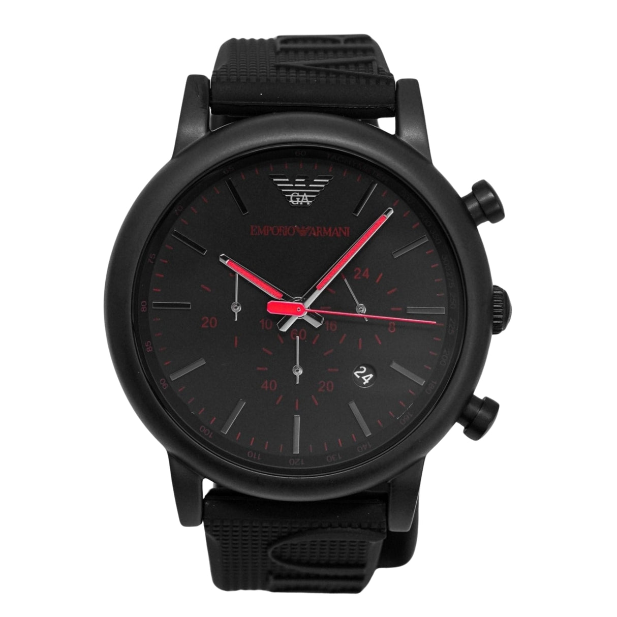 Emporio Armani Men's Luigi Chronograph Watch Black PVD AR11024