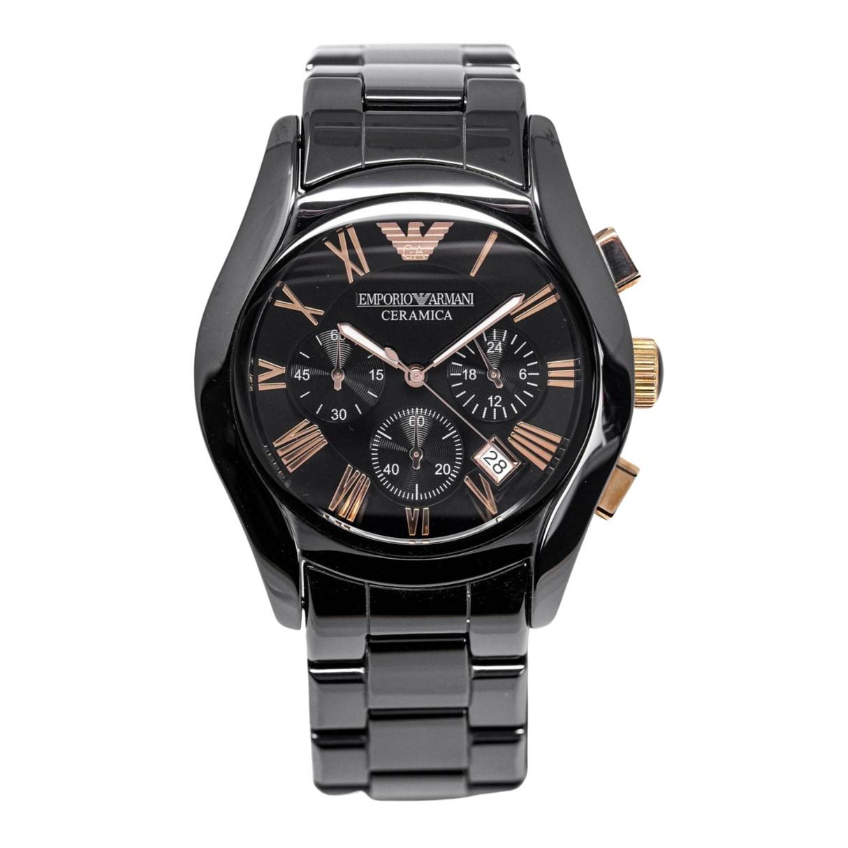 Armani ceramic watch best sale