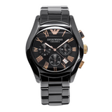 Emporio Armani Men's Valente Chronograph Watch Ceramic AR1410