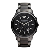 Emporio Armani Men's Chronograph Watch Ceramica Black AR1451