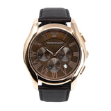 Emporio Armani Men's Chronograph Watch Rose Gold PVD AR1701