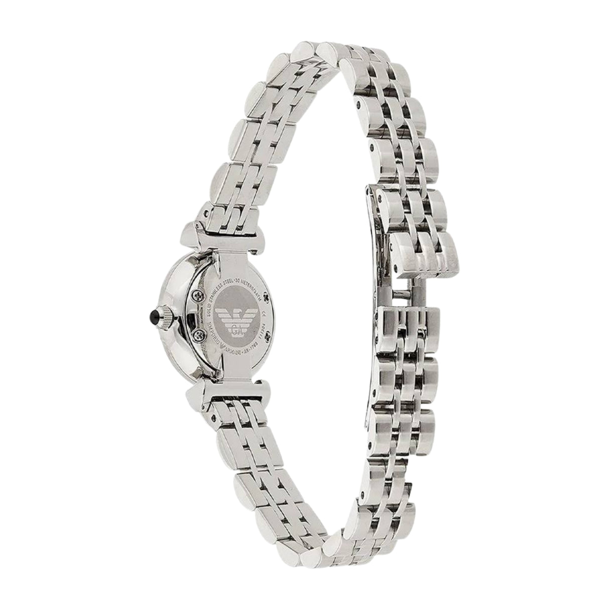 Emporio Armani Ladies Watch Silver Mother Of Pearl AR1763