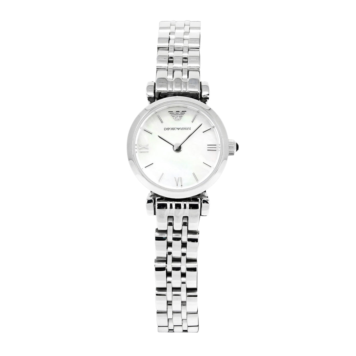 Emporio Armani Ladies Watch Silver Mother Of Pearl AR1763