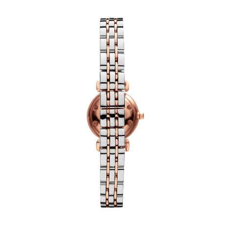 Emporio Armani Ladies Watch Rose Gold Two-Tone AR1764