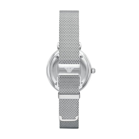 Emporio Armani Ladies Watch Gianni T-Bar Silver AR1955