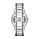 Emporio Armani Men's Automatic Watch Meccanico Luigi Silver AR1980