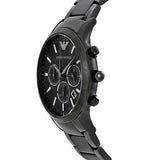 Emporio Armani Men's Renato Chronograph Watch Black Steel AR2453