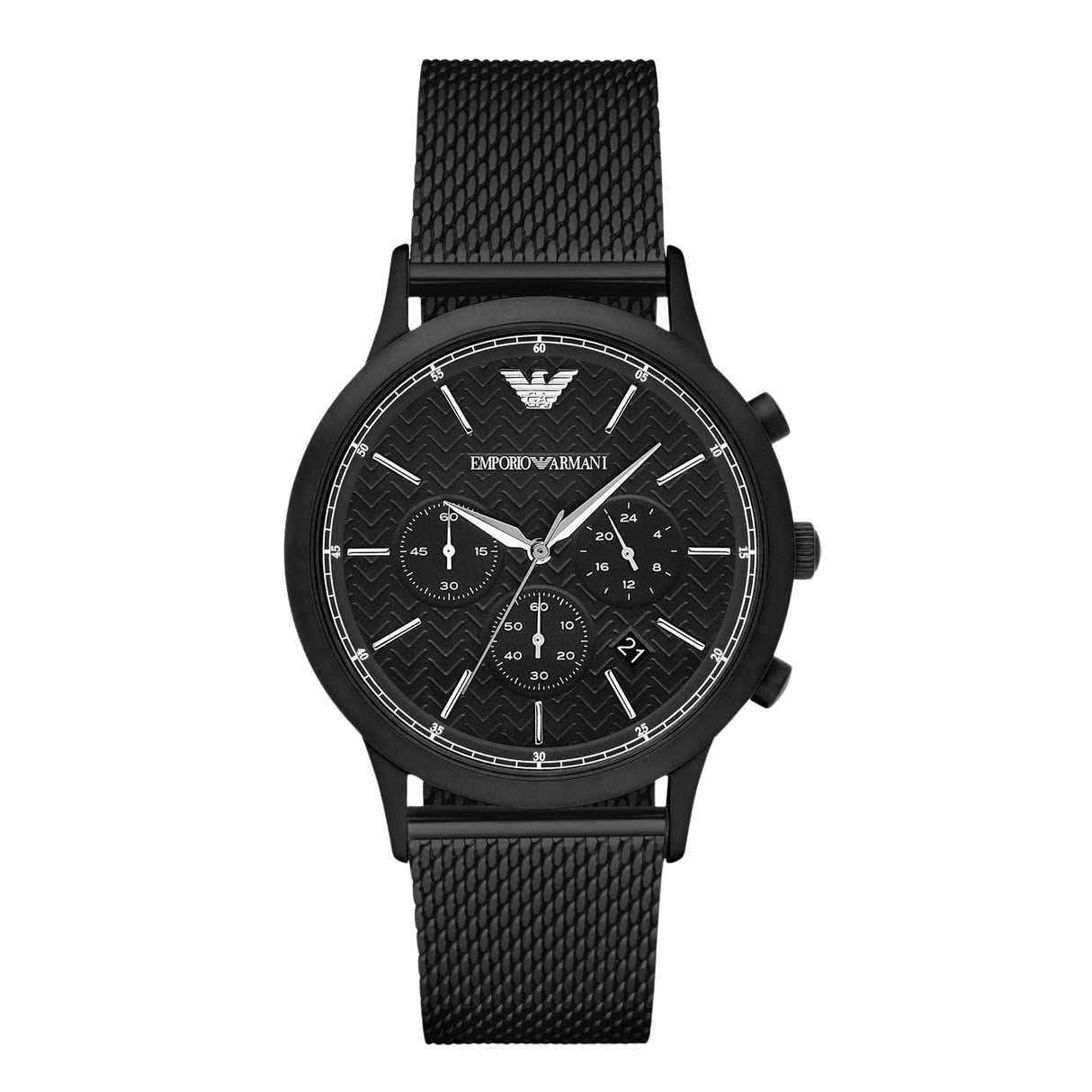 Emporio Armani Men's Chronograph Watch Black PVD AR2498