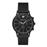 Emporio Armani Men's Chronograph Watch Black PVD AR2498