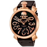 Gagà Milano Manuale 48mm Men's Watch Rose Gold Skull 5011.ART01S