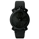 Gagà Milano Manuale 48mm Men's Watch Black Skull 5012ART.01S