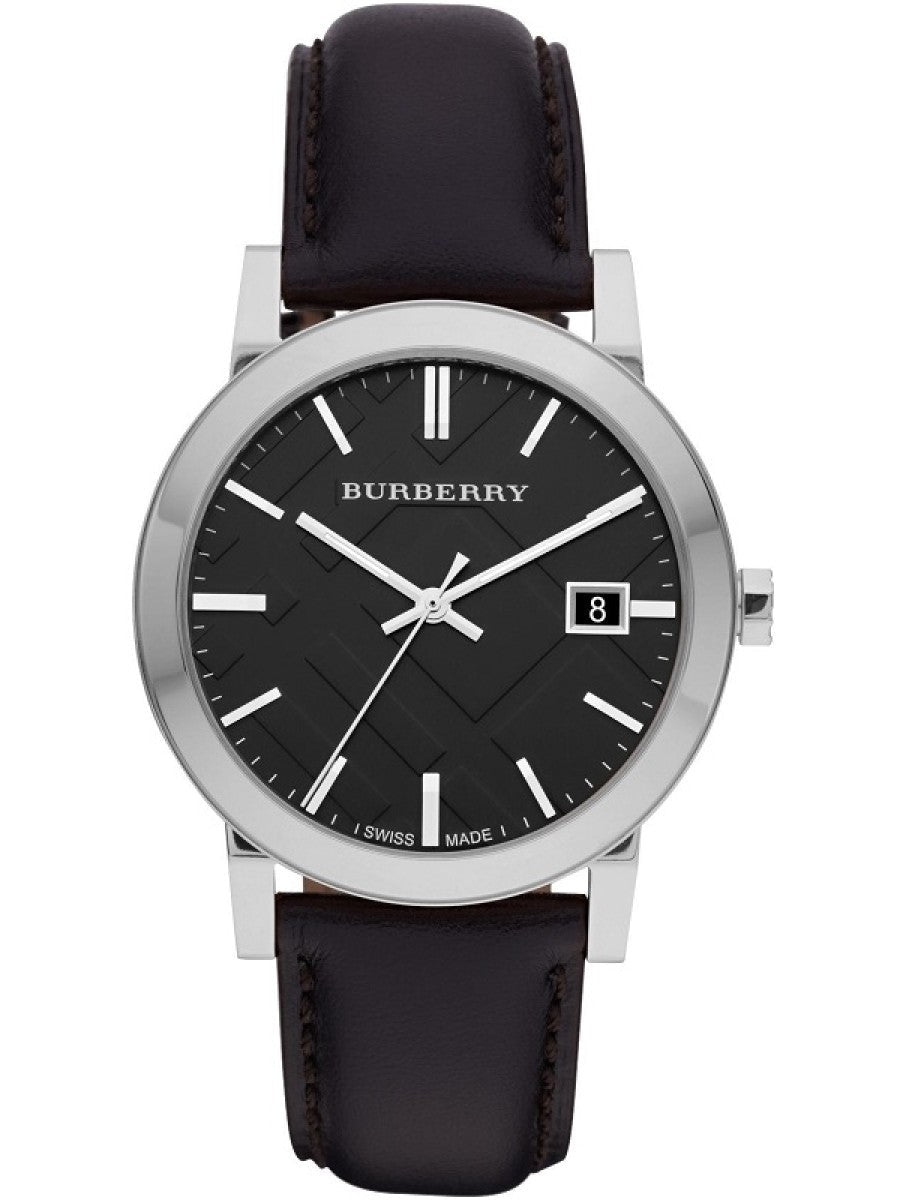 Burberry Men s Watch The City Check Black BU9009 Designer Watch Store