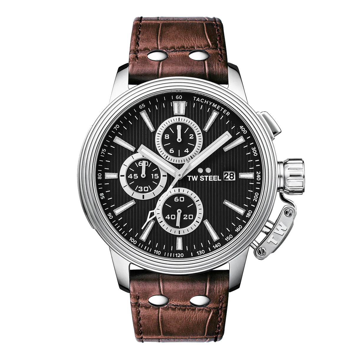 TW Steel Watch Men's CEO Adesso Chronograph Black CE7005
