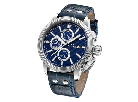 TW Steel Watch Men's CEO Adesso Chronograph CE7007 Blue