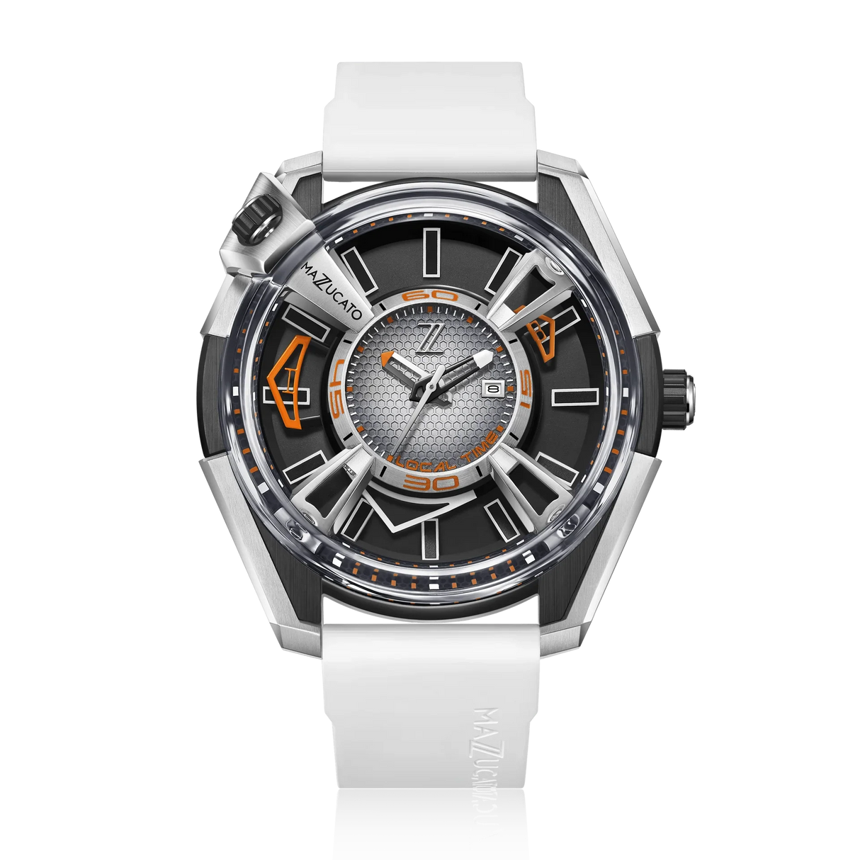 Mazzucato Watch Automatic LAX Limited Edition Dual Time 04-WH