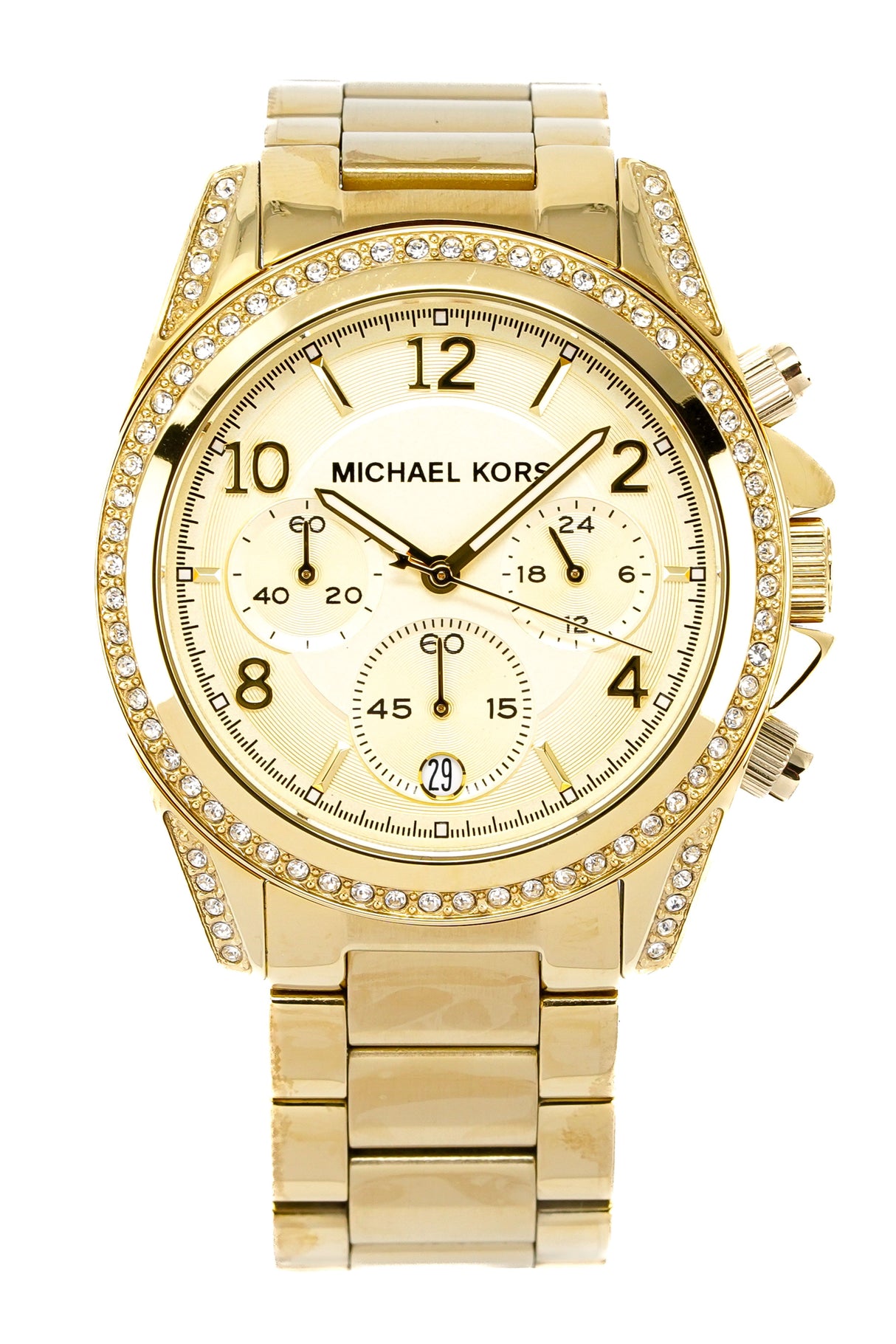 Michael Kors 40mm Gold Blair Chronograph Watch MK5166