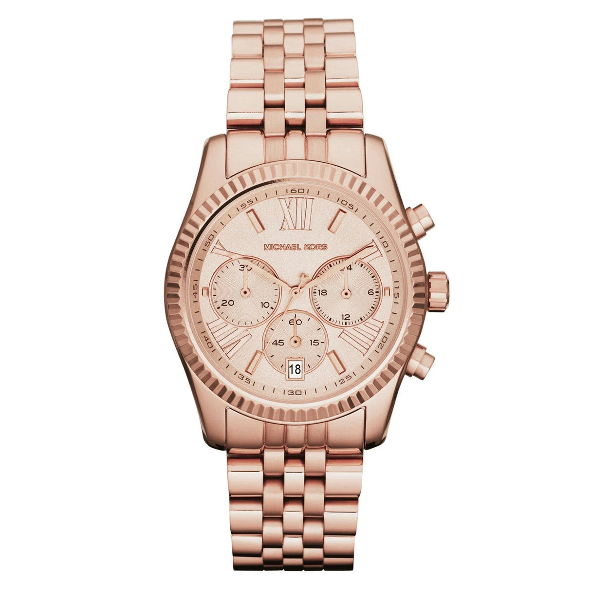 Michael Kors Watch Lexington Chronograph Rose Gold MK5569