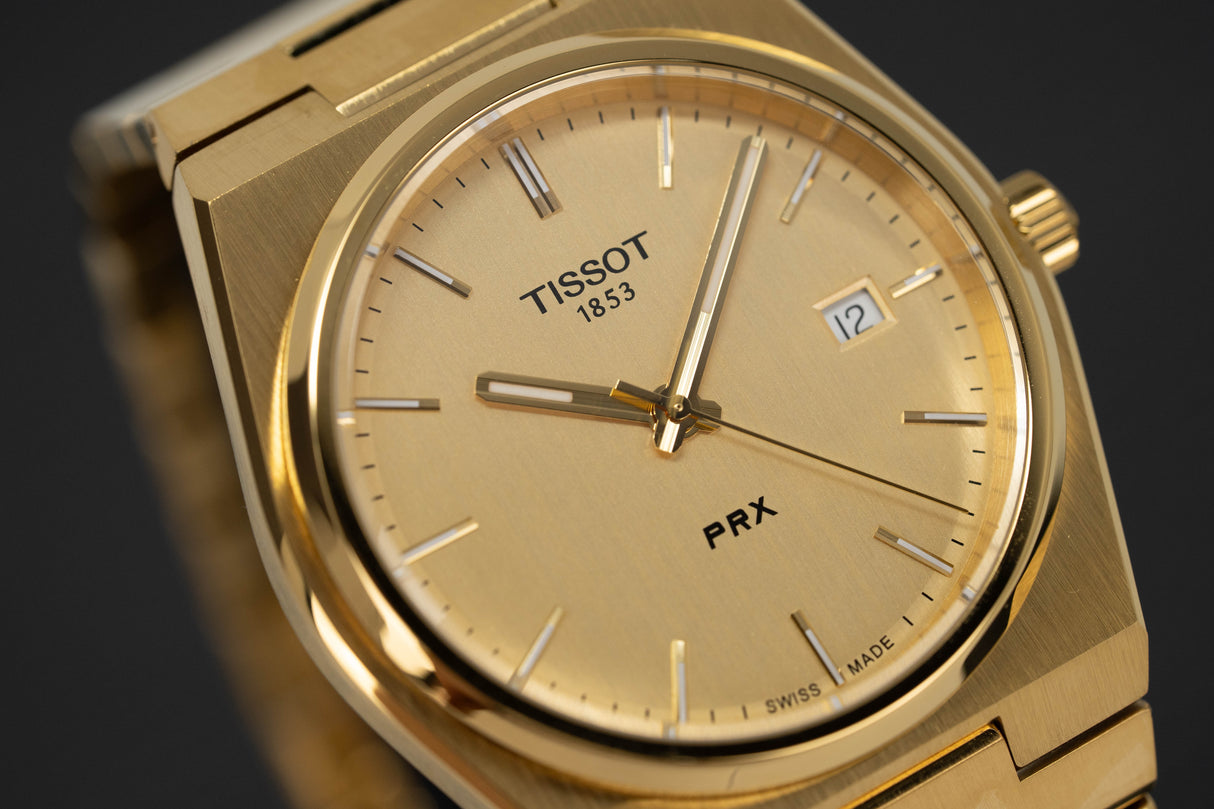 Tissot Men's Watch PRX Yellow Gold T1374103302100