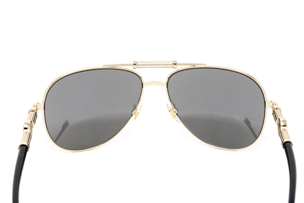 Versace Unisex Sunglasses Pilot Gold VE223612526G