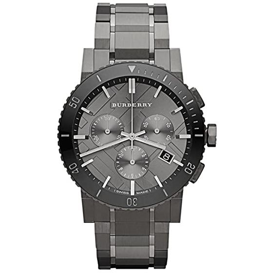 Burberry Men s Watch Chronograph The City Gunmetal Grey BU9381 Designer Watch Store