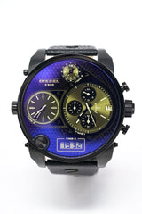 Diesel Men's Chronograph Watch Big Daddy Blue Black - Watches & Crystals