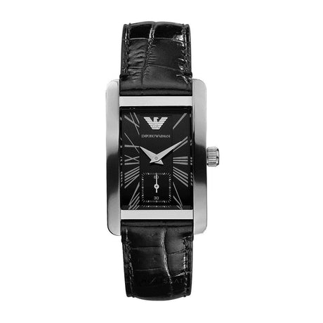 Emporio Armani Ladies Automatic Watch Classic Black AR0144 - Watches & Crystals