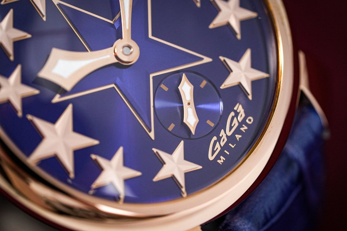 GaGà Milano Manuale 48MM Men's Watch Stars Blue - Watches & Crystals