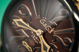 GaGà Milano Manuale 48MM Rose Gold Chocolate - Watches & Crystals