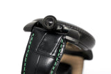 Gagà Milano Watch Manuale 48mm Carbon Fibre Green 5016.03 - Watches & Crystals