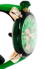 Gagà Milano Watch Manuale 48mm Crystal Green 6091.01 - Watches & Crystals