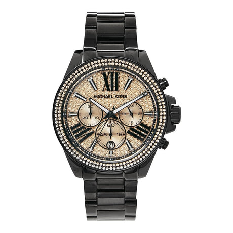 Michael Kors Ladies Watch Black Wren Chronograph MK5961 - Watches & Crystals