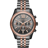 Michael Kors Watch Lexington Chronograph Dark Two Tone MK8561 - Watches & Crystals