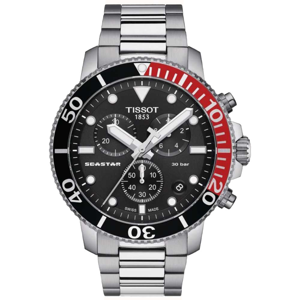 Tissot Chronograph Watch SEASTAR 1000 T1204171105101 - Watches & Crystals