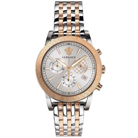 Versace Chronograph Watch Sports Tech 2 Tone Rose Gold VELT00319 - Watches & Crystals