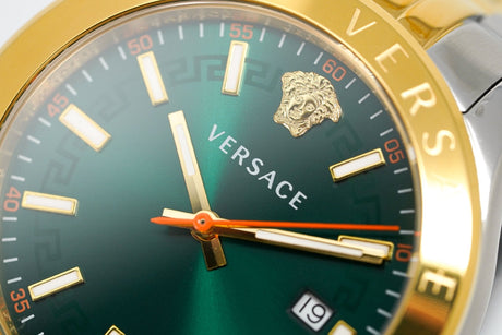 Versace Hellenyium Two Tone Green VEVK00620 - Watches & Crystals