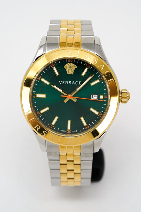 Versace Hellenyium Two Tone Green VEVK00620 - Watches & Crystals