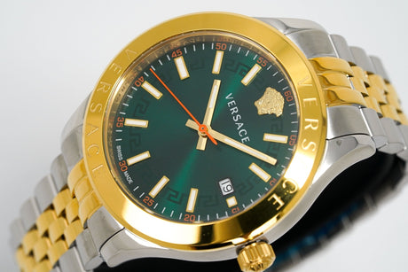 Versace Hellenyium Two Tone Green VEVK00620 - Watches & Crystals