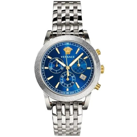 Versace Ladies Chronograph Watch Sports Tech Blue VELT00219 - Watches & Crystals