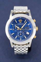 Versace Ladies Chronograph Watch Sports Tech Blue VELT00219 - Watches & Crystals