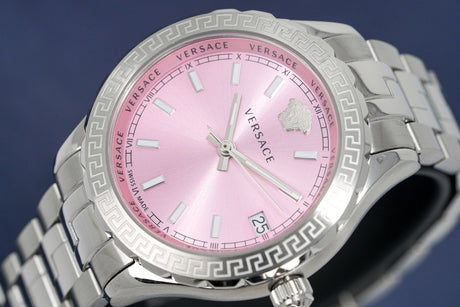 Versace Ladies Watch Hellenyium Pink V12010015 - Watches & Crystals