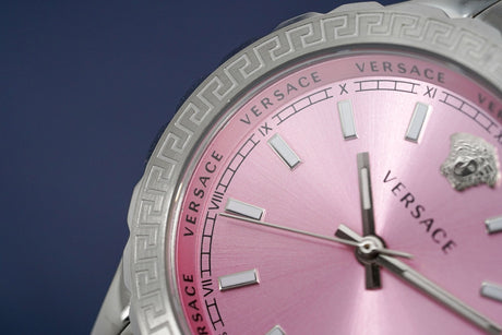 Versace Ladies Watch Hellenyium Pink V12010015 - Watches & Crystals