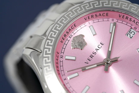 Versace Ladies Watch Hellenyium Pink V12010015 - Watches & Crystals