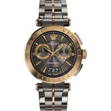 Versace Men's Chronograph Watch Aion Anthracite and Rose VBR050017 - Watches & Crystals