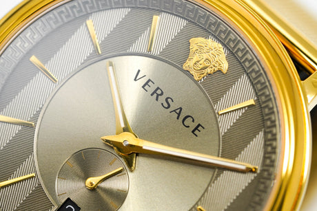 Versace Men's V-Circle Yellow Gold VBQ070017 - Watches & Crystals