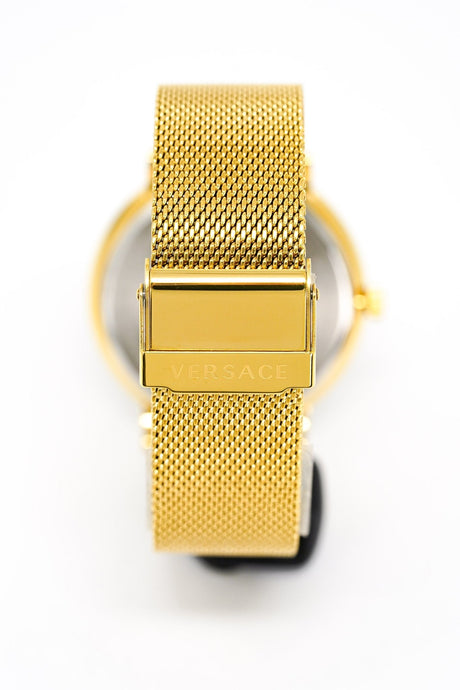 Versace Men's V-Circle Yellow Gold VBQ070017 - Watches & Crystals