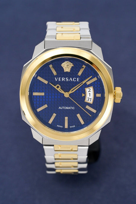 Versace Men's Watch Dylos Two Tone Blue VEAG00222 - Watches & Crystals