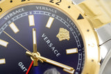 Versace Men's Watch Hellenyium GMT Two-Tone Blue V11060017 - Watches & Crystals