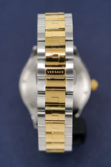 Versace Men's Watch Hellenyium GMT Two-Tone Silver V11030015 - Watches & Crystals